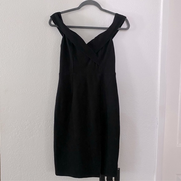 Lulus Black Classic Glam Black Off-the-Shoulder Women’s Bodycon Dress✨ - Picture 6 of 11